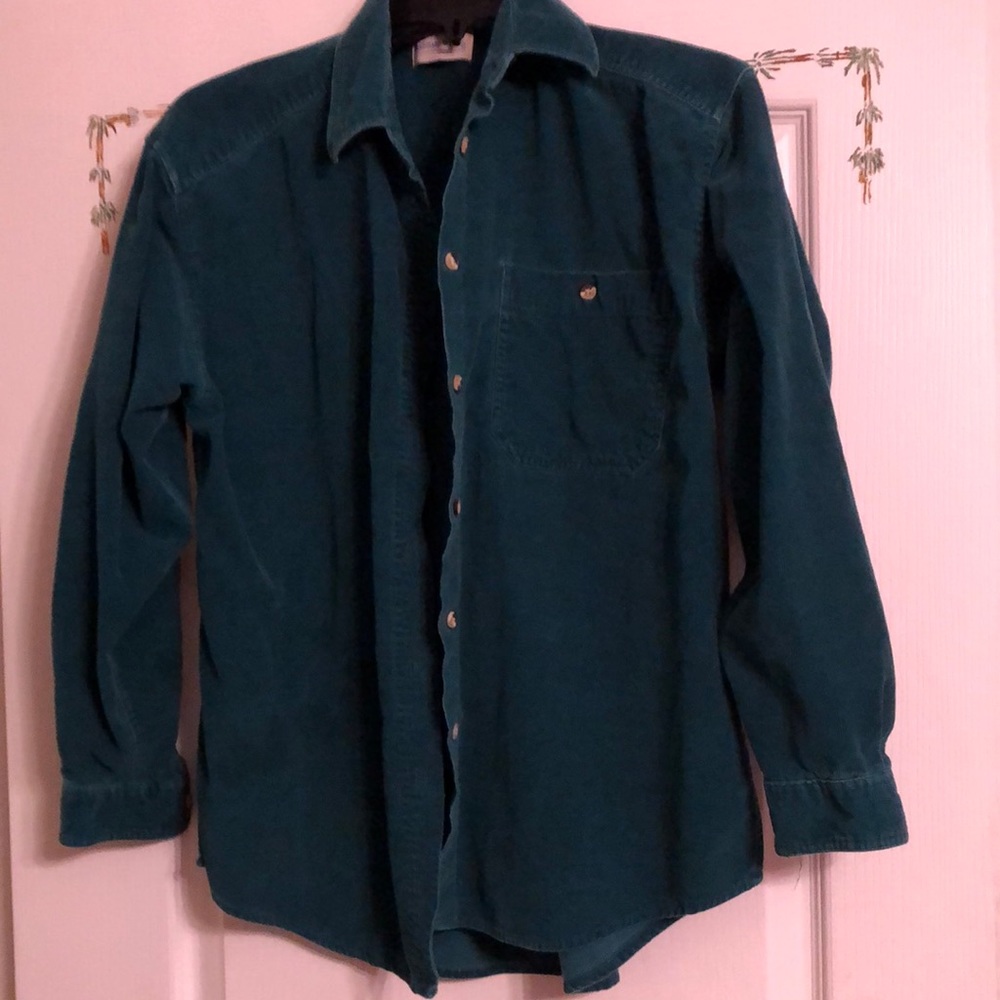 Gently worn corduroy Boundary Waters long sleeve button down shirt size S